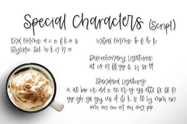 Leggings & Lattes Font Duo