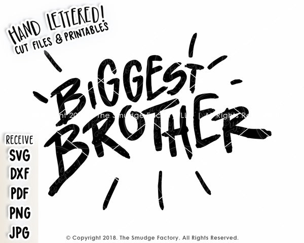 Biggest Brother SVG & Printable