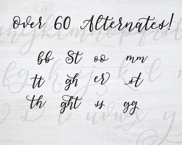 Smudge Signature Font