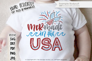 Mer-Made In The USA SVG & Printable