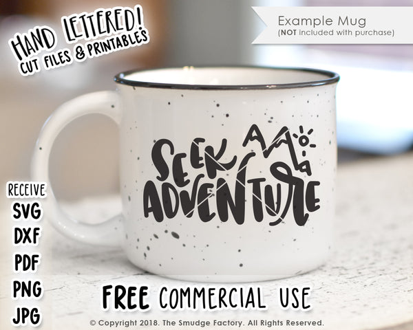 Seek Adventure SVG & Printable