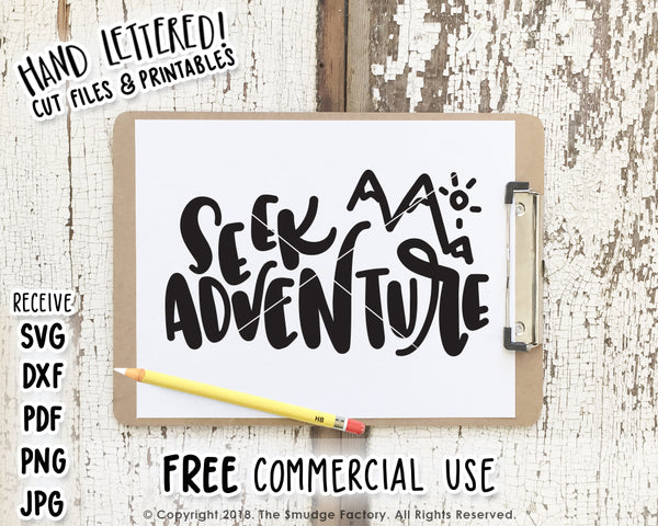 Seek Adventure SVG & Printable