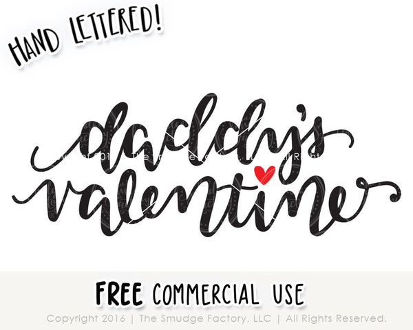 Daddy's Valentine SVG & Printable