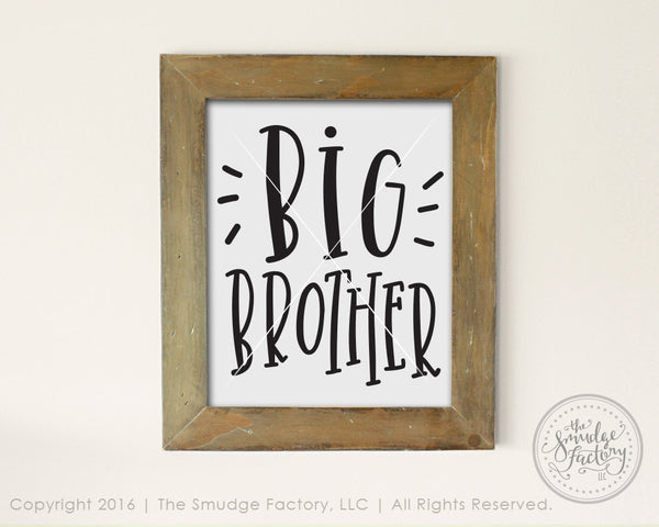 Big Brother SVG & Printable