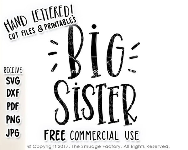 Big Sister SVG & Printable