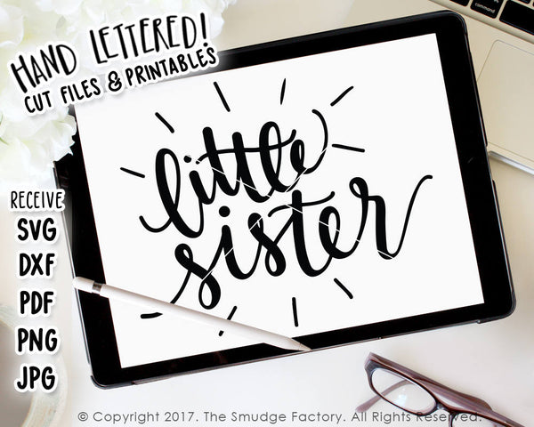 Little Sister SVG & Printable