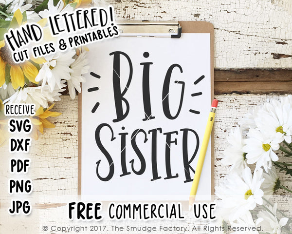 Big Sister SVG & Printable