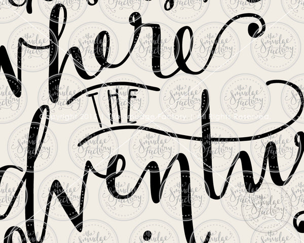 This is Where the Adventure Begins SVG & Printable