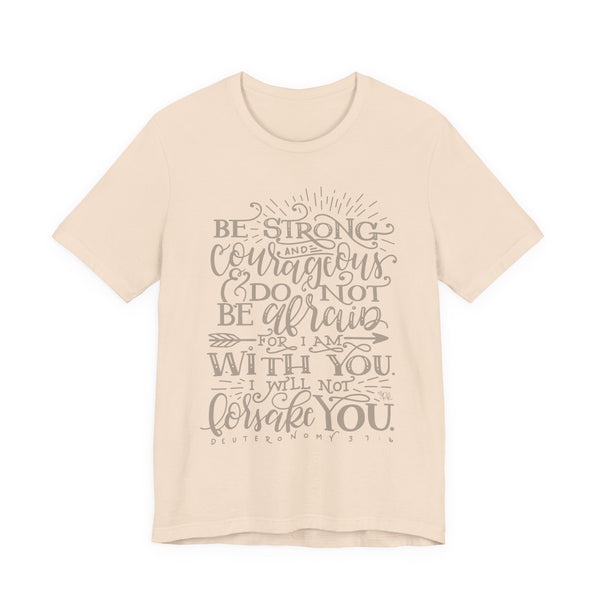 Inspirational Unisex Tee - 'Be Strong and Courageous' Motivational Shirt, Faith-Based Gift, Daily Reminder, Spiritual Apparel, [...]