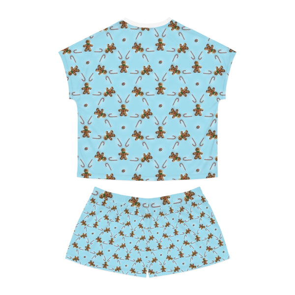 Gingerbread Print Short Sleeved PJ Set