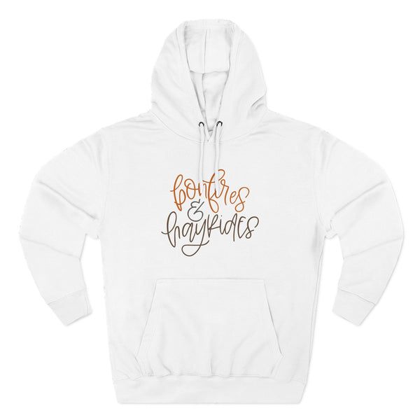 Three-Panel Fleece Hoodie