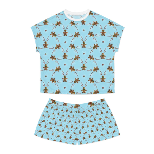 Gingerbread Print Short Sleeved PJ Set