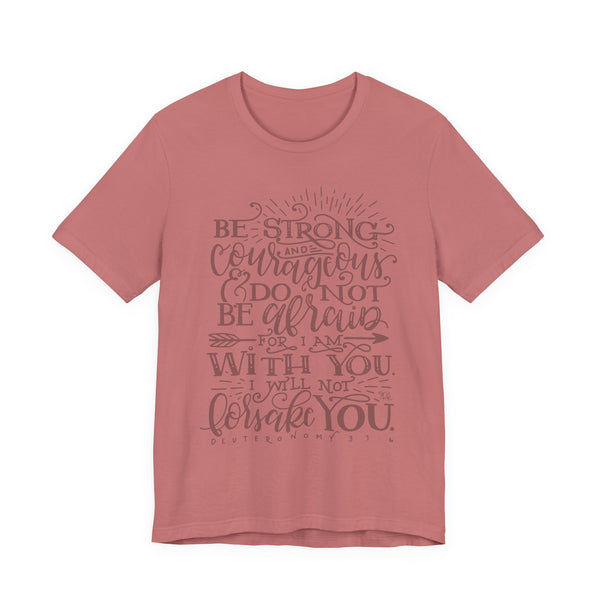 Inspirational Unisex Tee - 'Be Strong and Courageous' Motivational Shirt, Faith-Based Gift, Daily Reminder, Spiritual Apparel, [...]