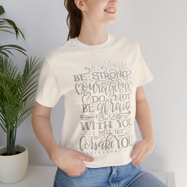 Inspirational Unisex Tee - 'Be Strong and Courageous' Motivational Shirt, Faith-Based Gift, Daily Reminder, Spiritual Apparel, [...]