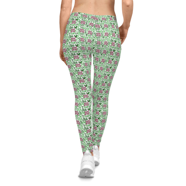 Merry Christmas Hand Lettered Leggings
