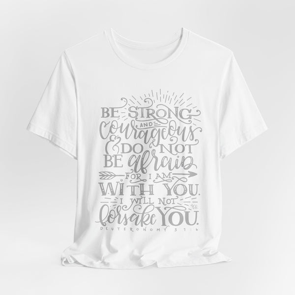 Inspirational Unisex Tee - 'Be Strong and Courageous' Motivational Shirt, Faith-Based Gift, Daily Reminder, Spiritual Apparel, [...]