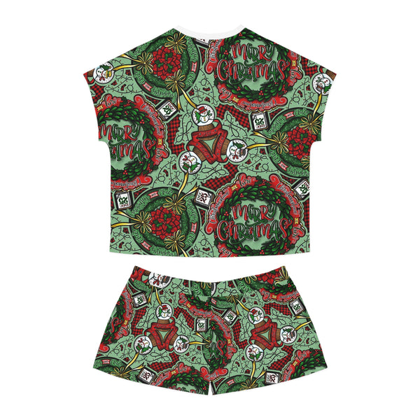 Christmas Snow Globe Short Sleeved PJ Set