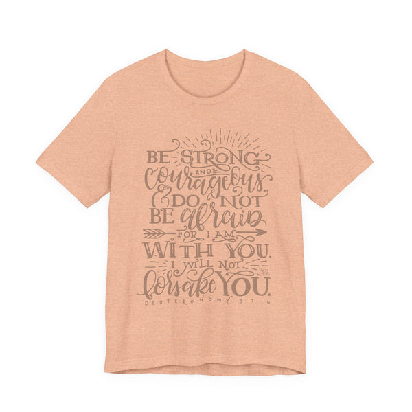 Inspirational Unisex Tee - 'Be Strong and Courageous' Motivational Shirt, Faith-Based Gift, Daily Reminder, Spiritual Apparel, [...]