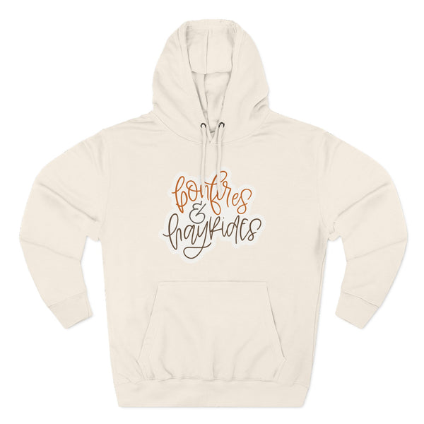 Three-Panel Fleece Hoodie