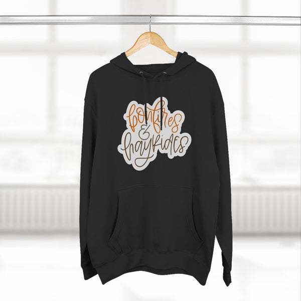 Three-Panel Fleece Hoodie