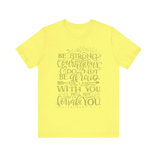 Inspirational Unisex Tee - 'Be Strong and Courageous' Motivational Shirt, Faith-Based Gift, Daily Reminder, Spiritual Apparel, [...]