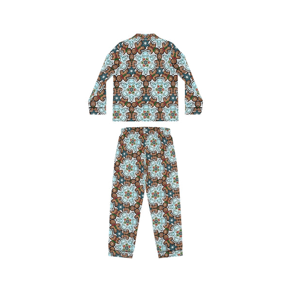 Gingerbread Man Satin Pajama Set