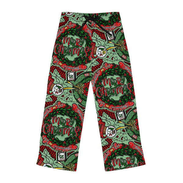 Women's Christmas Wreath Pajama Pants