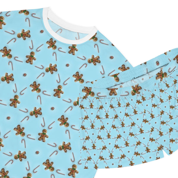 Gingerbread Print Short Sleeved PJ Set
