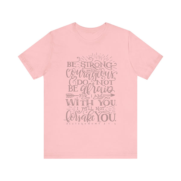 Inspirational Unisex Tee - 'Be Strong and Courageous' Motivational Shirt, Faith-Based Gift, Daily Reminder, Spiritual Apparel, [...]