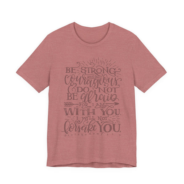 Inspirational Unisex Tee - 'Be Strong and Courageous' Motivational Shirt, Faith-Based Gift, Daily Reminder, Spiritual Apparel, [...]