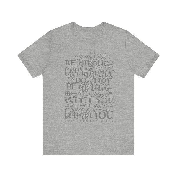 Inspirational Unisex Tee - 'Be Strong and Courageous' Motivational Shirt, Faith-Based Gift, Daily Reminder, Spiritual Apparel, [...]