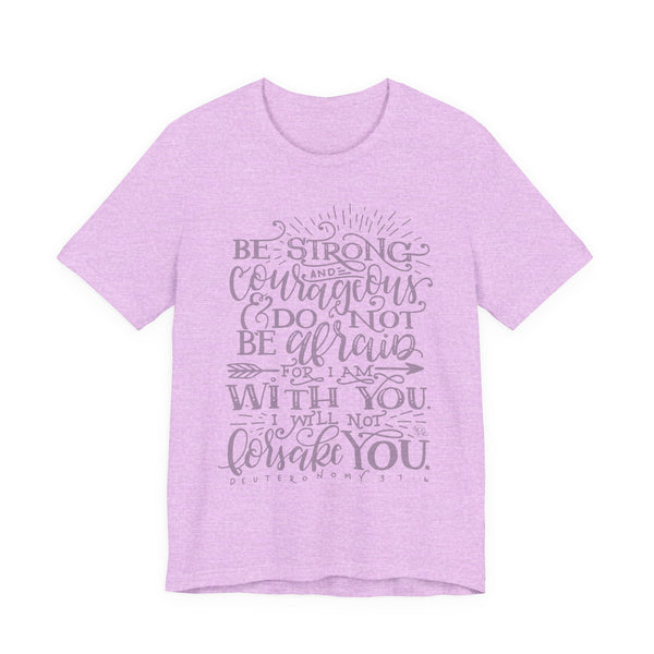 Inspirational Unisex Tee - 'Be Strong and Courageous' Motivational Shirt, Faith-Based Gift, Daily Reminder, Spiritual Apparel, [...]