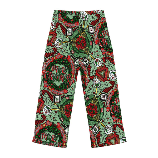 Women's Christmas Wreath Pajama Pants