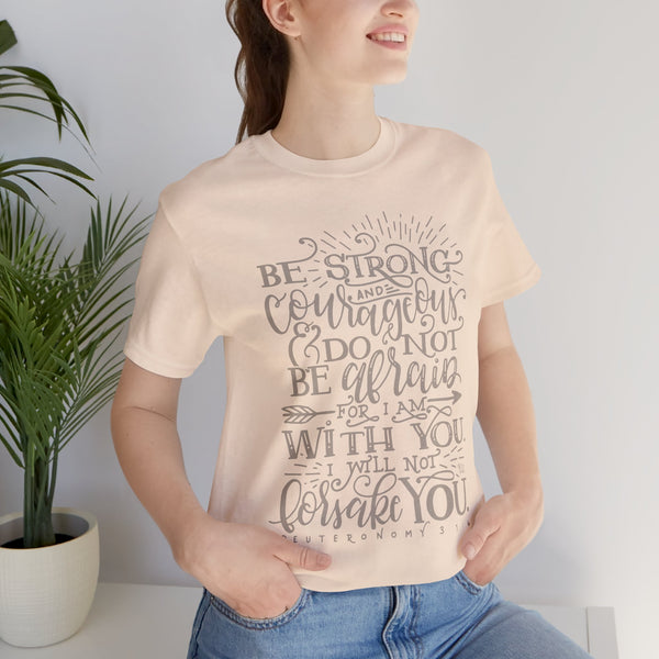 Inspirational Unisex Tee - 'Be Strong and Courageous' Motivational Shirt, Faith-Based Gift, Daily Reminder, Spiritual Apparel, [...]