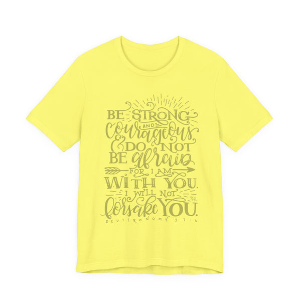 Inspirational Unisex Tee - 'Be Strong and Courageous' Motivational Shirt, Faith-Based Gift, Daily Reminder, Spiritual Apparel, [...]