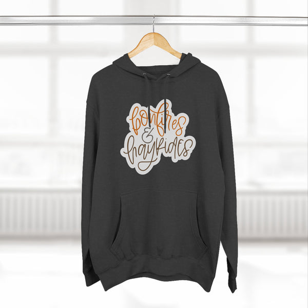 Three-Panel Fleece Hoodie