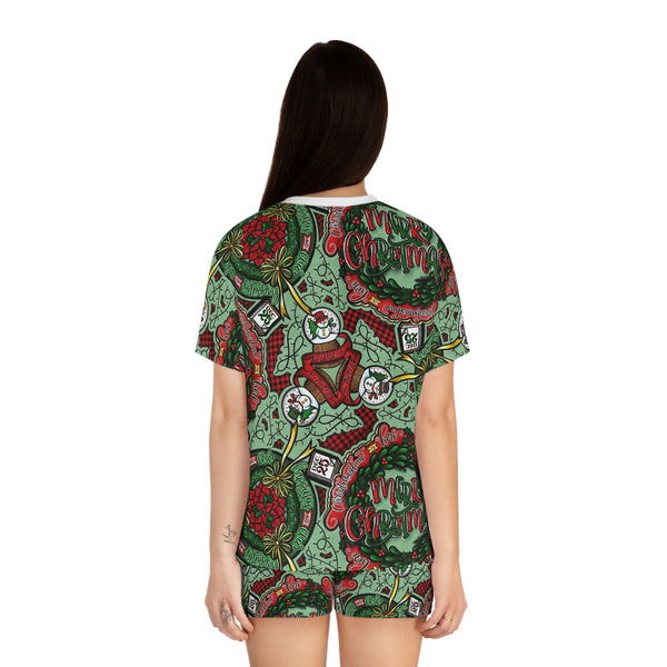 Christmas Snow Globe Short Sleeved PJ Set