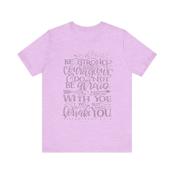Inspirational Unisex Tee - 'Be Strong and Courageous' Motivational Shirt, Faith-Based Gift, Daily Reminder, Spiritual Apparel, [...]