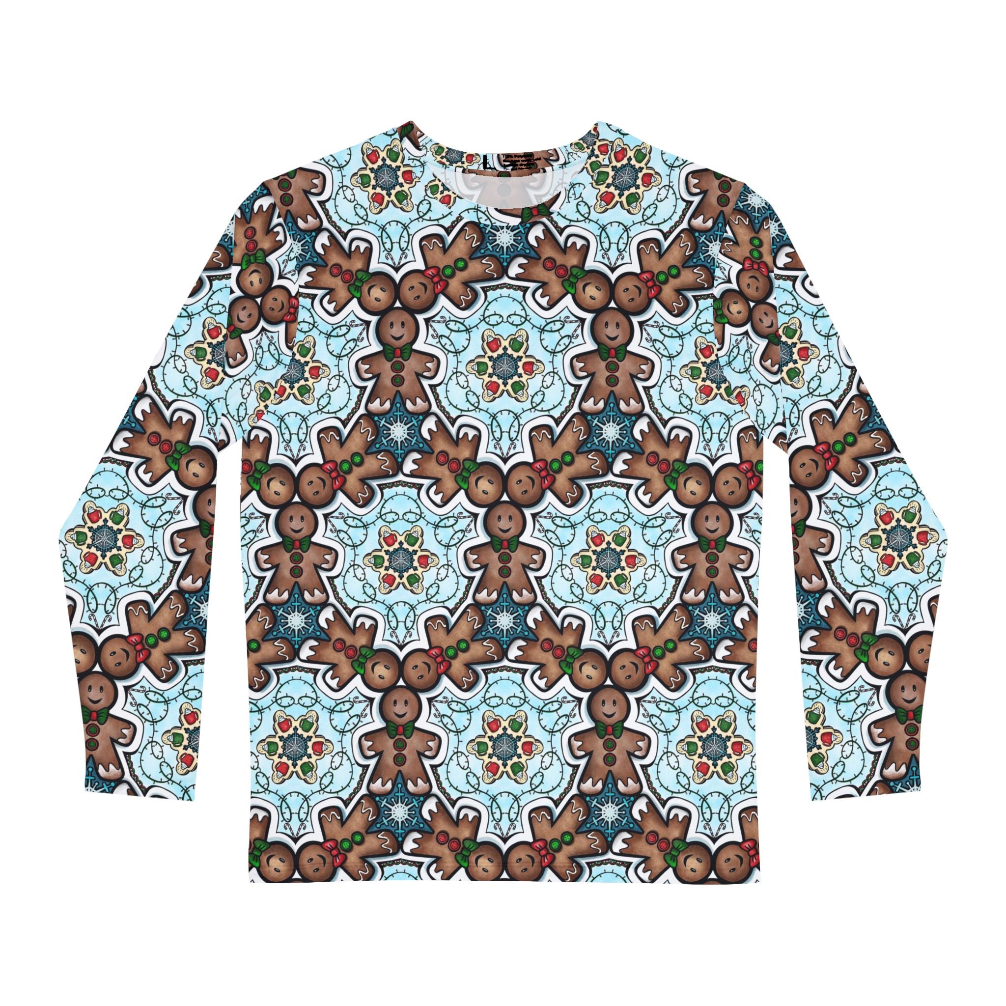 Gingerbread Men Long Sleeve Pajama Shirt