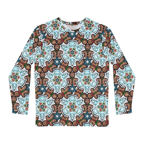 Gingerbread Men Long Sleeve Pajama Shirt
