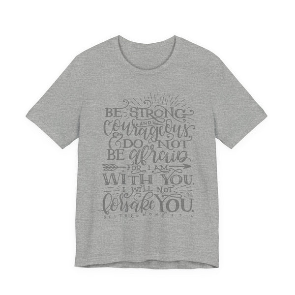 Inspirational Unisex Tee - 'Be Strong and Courageous' Motivational Shirt, Faith-Based Gift, Daily Reminder, Spiritual Apparel, [...]