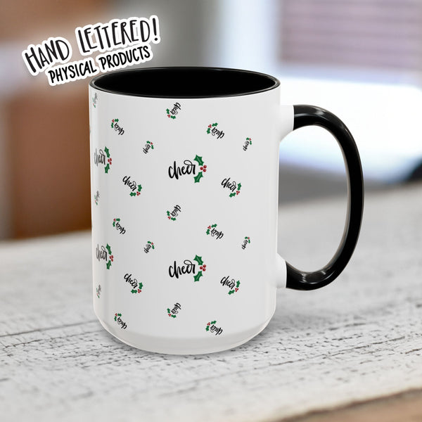 Have A Cup of Cheer Coffee Mug with Holiday Cheer Design for Cozy Vibes, Perfect for Gifts, Home Decor, Winter, Christmas, and Coffee Lovers