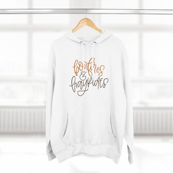 Three-Panel Fleece Hoodie