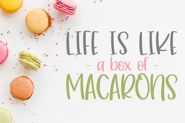 Caramel Macaron Font
