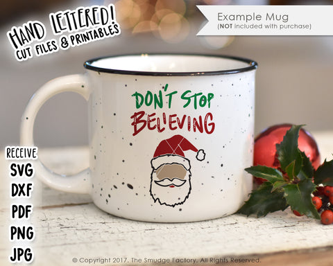 Don't Stop Believing SVG & Printable