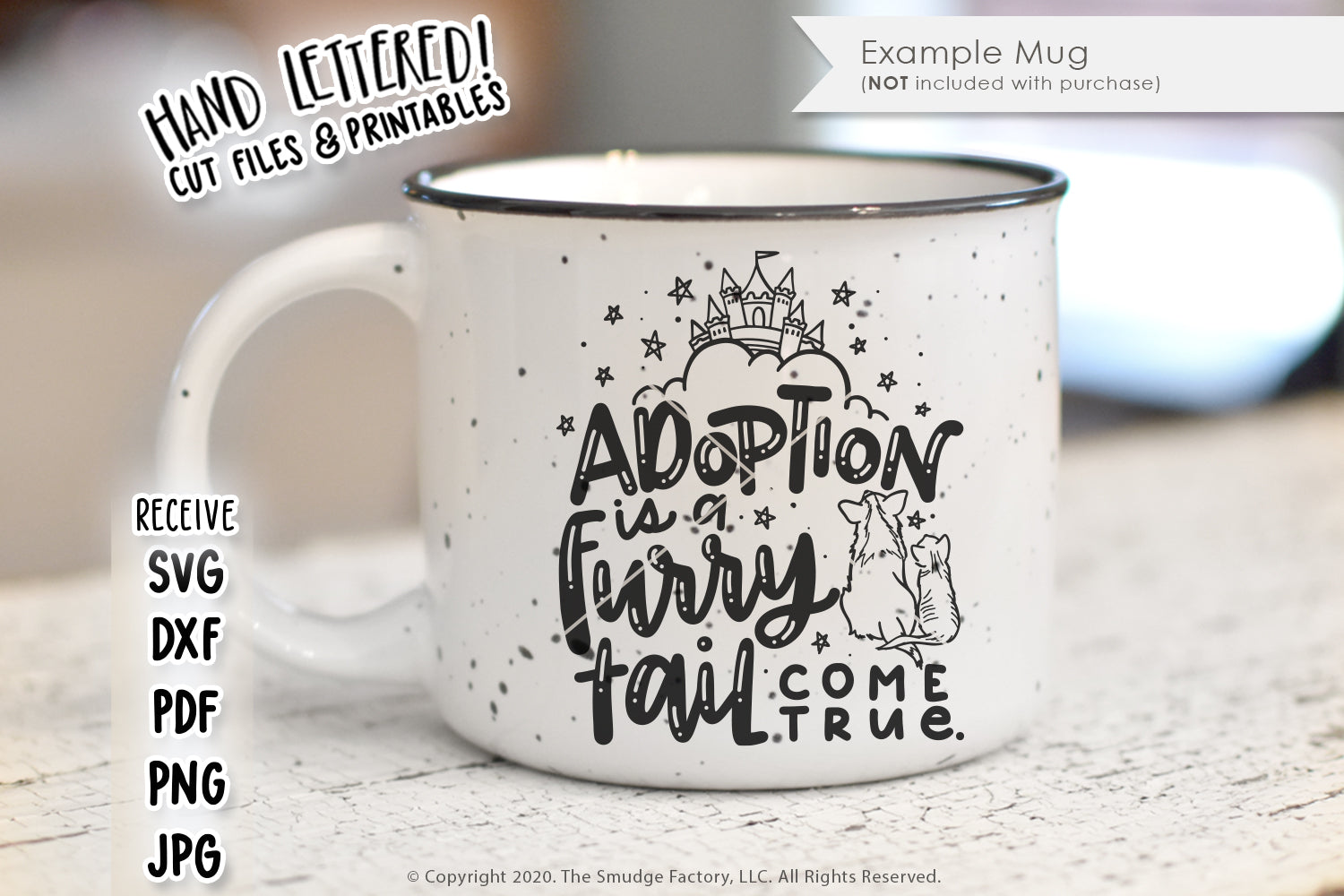 Adoption Is A Furry Tail Come True SVG & Printable