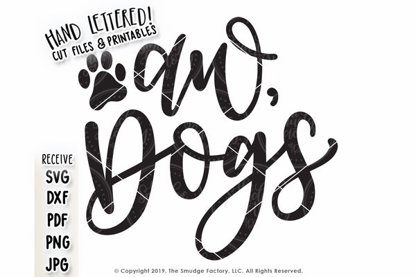 Aw, Dogs SVG & Printable