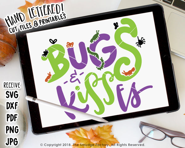 Bugs & Kisses SVG & Printable