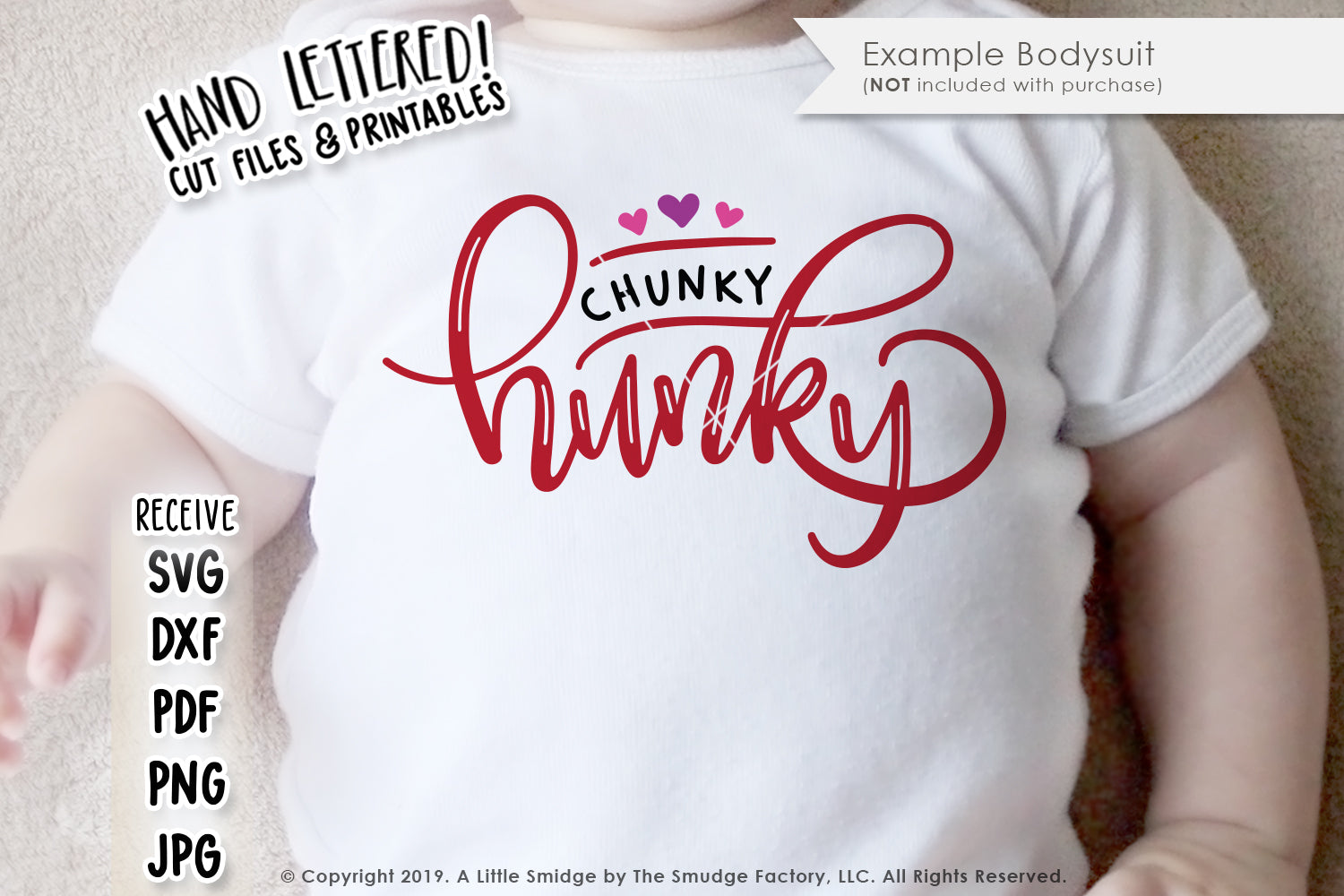 Chunky Hunky SVG & Printable