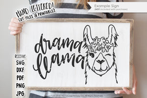 Drama Llama SVG & Printable